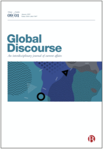 Image of the Global Discourse journal cover page